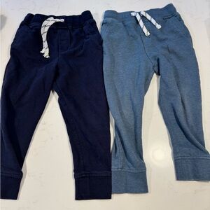 Crewcuts Kids Sweatpants - Navy and Light Blue